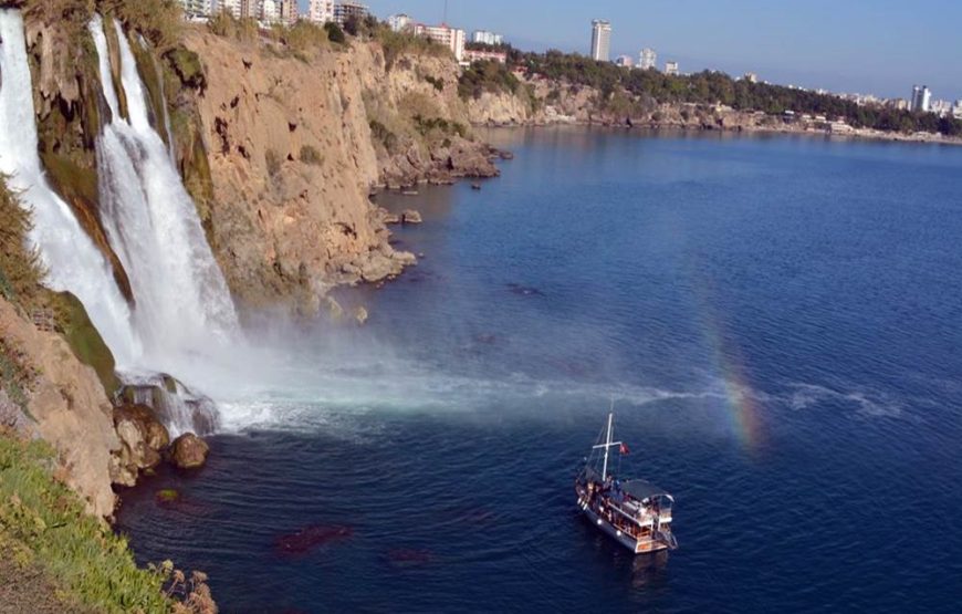 Antalya Sightseeing City Tour with Olympos Cable Car, Boat Trip & Waterfall