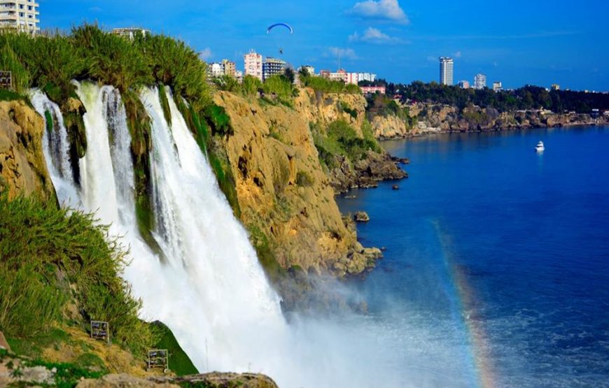 Antalya Sightseeing City Tour with Olympos Cable Car, Boat Trip & Waterfall