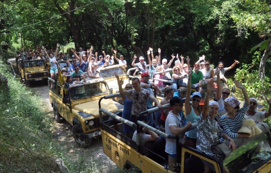 Marmaris Jeep Safari Tour With Waterfall & Water Fights