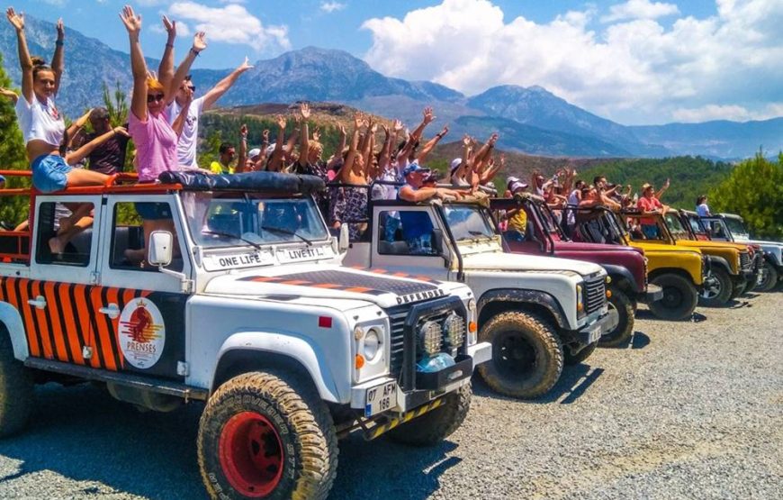 Marmaris Jeep Safari Tour With Waterfall & Water Fights