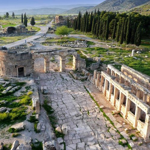Ancient Hierapolis near Pamukkale