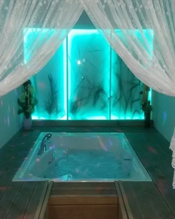 Turkish hammam relaxation area