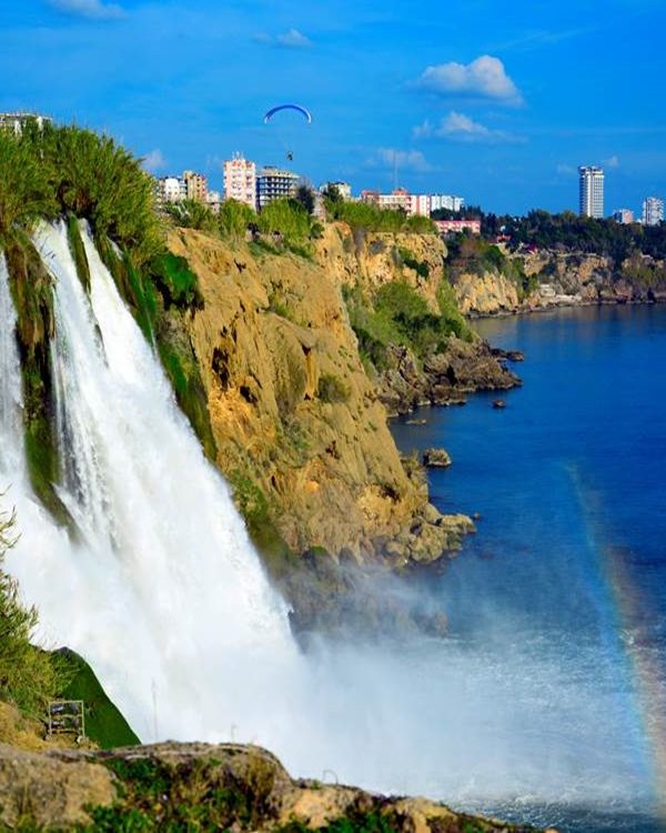 Panoramic sea views during an Antalya boat trip