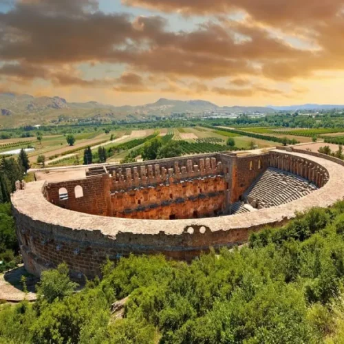 Perge ancient city near Antalya