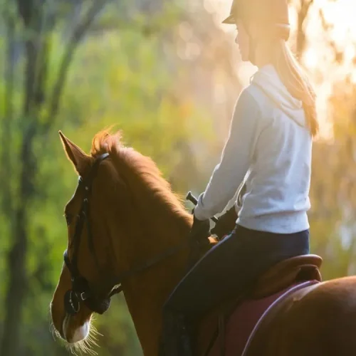 Horse riding on the beach near Side