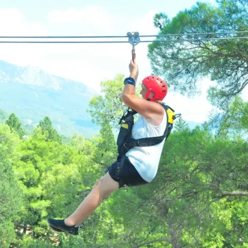 Zipline adventure near Side
