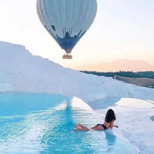 Side Pamukkale Tour with balloon watching