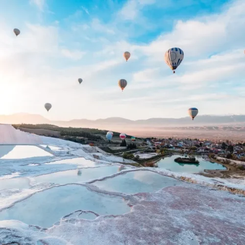 Ancient ruins at Pamukkale