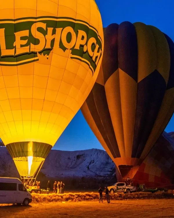Kemer Pamukkale Tour with hot air balloon at sunrise